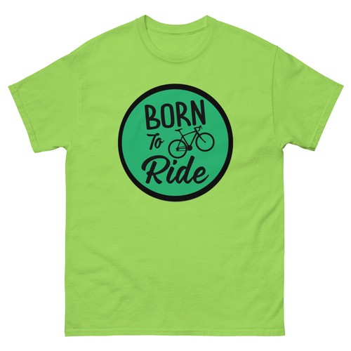 BORN TO RIDE Unisex Classic tee Shirt ( All Sizes ) - Picture 7 of 7