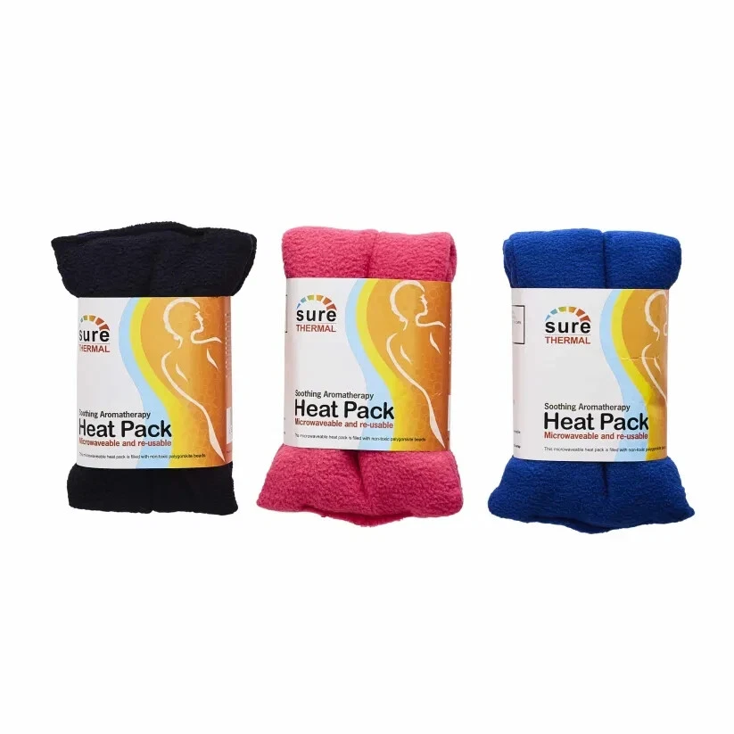SURE THERMAL Heat or Cold Pack Microwaveable Reusable Neck Shoulder Muscle Pain Relief Fleece