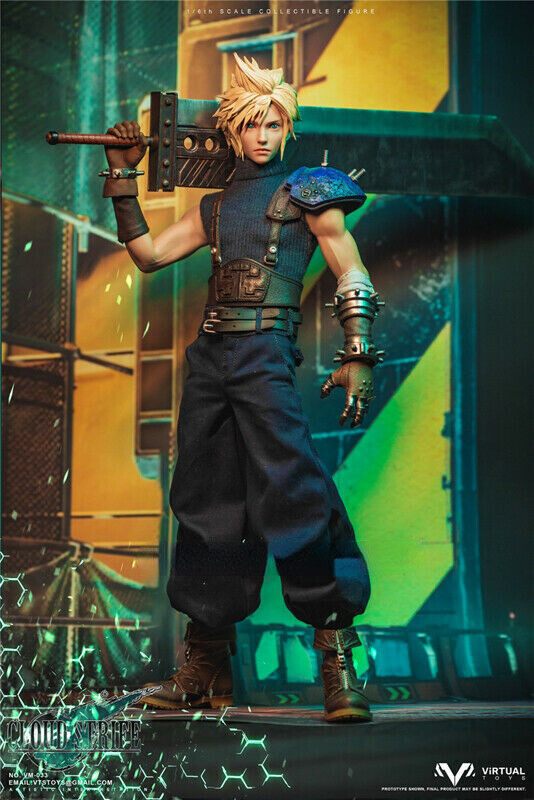 Vts Toys 1/6 1st Class Cloud Strife Soldier Figure Vm-033dx
