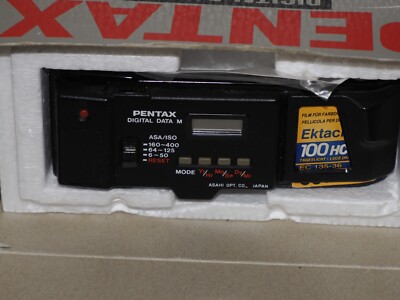 Pentax Digital Data M Digital Datumsrückseite mit Box, Batterie getestet Neu