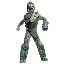 Boys DELUXE SKYLANDERS GIANTS CRUSHER Costume Jumpsuit Mask Child Medium 8 10