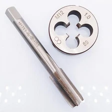 US Stock HSS M12 x 1mm Tap & M12 x 1.0mm Die Metric Thread Right Hand