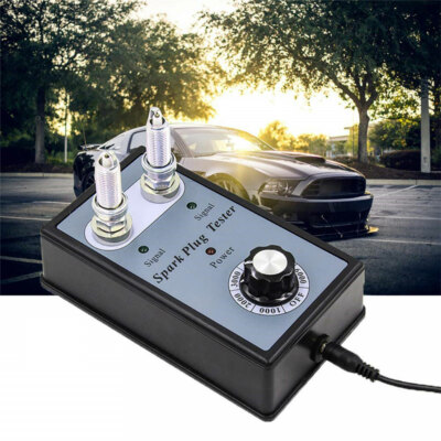 Dual Plug Car Spark Plug Tester 12V Gasoline Ignition Plug Diagnostic Tool L020