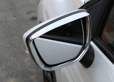 Rearview Mirror Eyebrow Cover Trim For 2018-2021 Mitsubishi Eclipse Cross Chrome