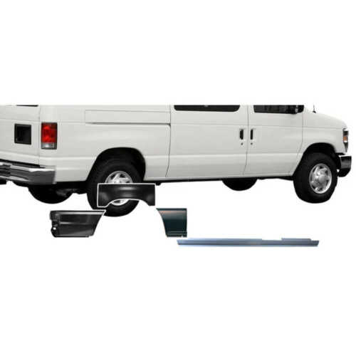 Slip-on Rocker Panel Upper & Wheel Arch Kit for 92-16 Ford Econoline RIGHT