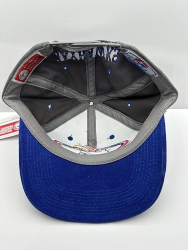Vintage Covee Kansas Jayhawks SnapBack Grey Blue NCAA Hat Cap NWT - Picture 10 of 14