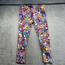 LulaRoe Colorful Floral Pattern TC Tall  Curvy Leggings