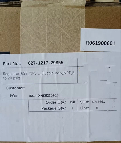 1PC Brand new Fisher 627-1217-29855 pressure reducing valve fedex or DHL - Picture 4 of 4