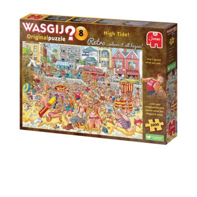 Jumbo 1110100328 Wasgij Retro Original 8 - High Tide! 1000 Teile Puzzle NEU&OVP