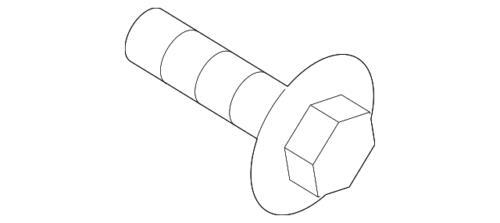 Tornillo de barra de impacto para Ford Edge/Fusion/Nautilus/Continental 2013-2020 (N/P W712381-S442)