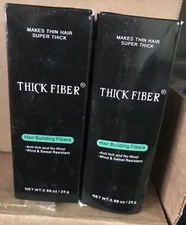 2 pack Hair Fibers for Thinning Hair & Bald spots (LIGHT BLONDE) - 25g Bottle -