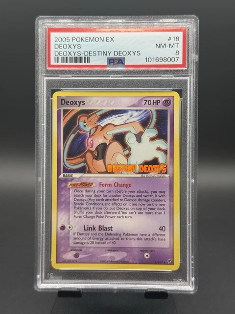 2005 Pokemon Ex Deoxys Stamp Destiny Deoxys PSA 8 #16