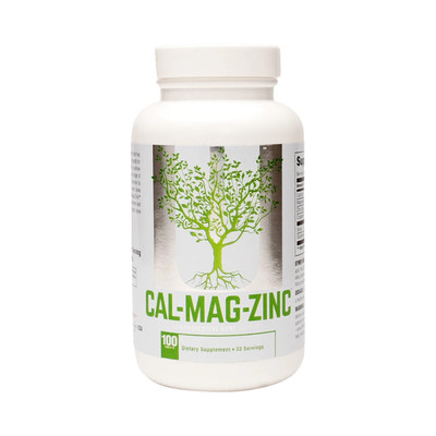 Universal Nutrition Calcium, Zinc and Magnesium (100 Tabs) (94,50 EUR/kg)