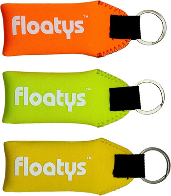 Floating Keychain Neoprene | Pocket Size Floats 3 Keys | 3 Pack with High Visibi
