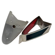 Vintage Vollrath Bow Light Lens Cover With Plate Incomplete Cutter Chris Craft