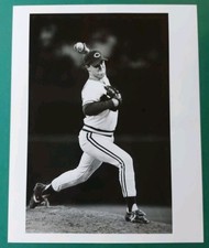 1988 Gary Landers Original B&W Press Photo Tom Browning Reds 8x10 Perfect Game 