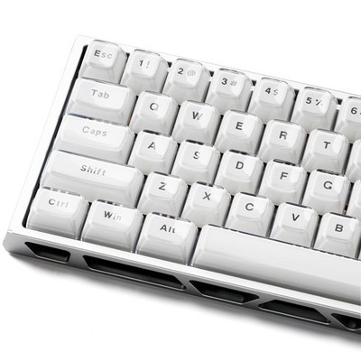 XVX White Crystal Jelly Keycaps Clear Translucent Keyboard Keycaps OEM Profil...