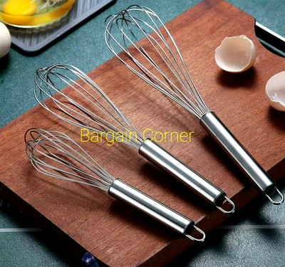 Hand Ballon Schneebesen Mixer Mischen Sauce Teig Milch Sahne Joghurt Ei Schläger