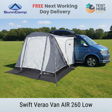 SUNNCAMP AIR LOW VERAO SWIFT VAN 260 Porch Awning Motorhome SF2025 NEW 2026