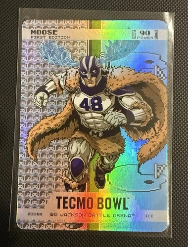 🔥 NEW 🔥 2026 Bo Jackson Battle Arena Tecmo Bowl MOOSE First Edition EZ265 ICE