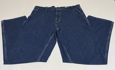 Carhartt Men's Carpenter's Jeans 382-83 Size 36x32 Blue Denim Work Pants
