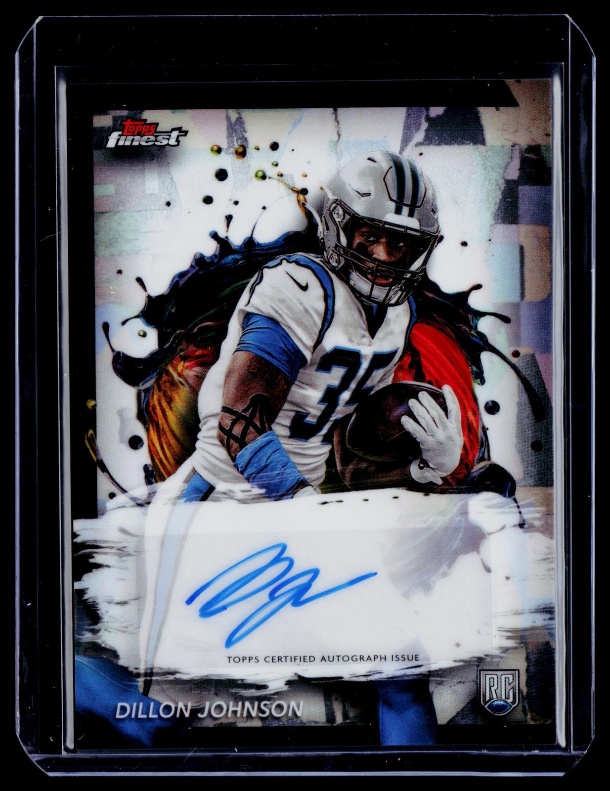 2024 Finest #RFA-DJ Dillon Johnson Rookie Finest Autographs