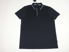 Hugo Boss Men's Piket 10 Regular Fit Polo Shirt Medium NWT Short Sleeves Black M
