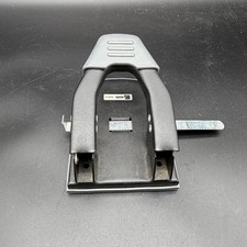 Vintage Acco 2 Hole Punch Cutter Model 50 Black Desk Office Supplies Lightly Use