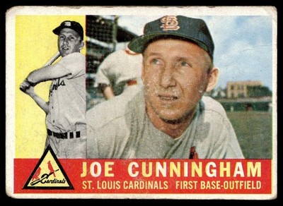1960 Topps Joe Cunningham -- St. Louis Cardinals #40