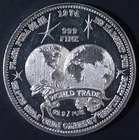 1 oz Silver Round/Medal - 1974 World Trade – International Universal Trade Unit