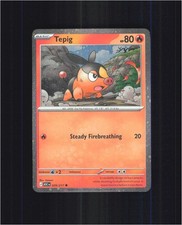 Tepig (Cosmos Holo) 029/217 Holo Carte e Prodotti Vari Pokemon NM