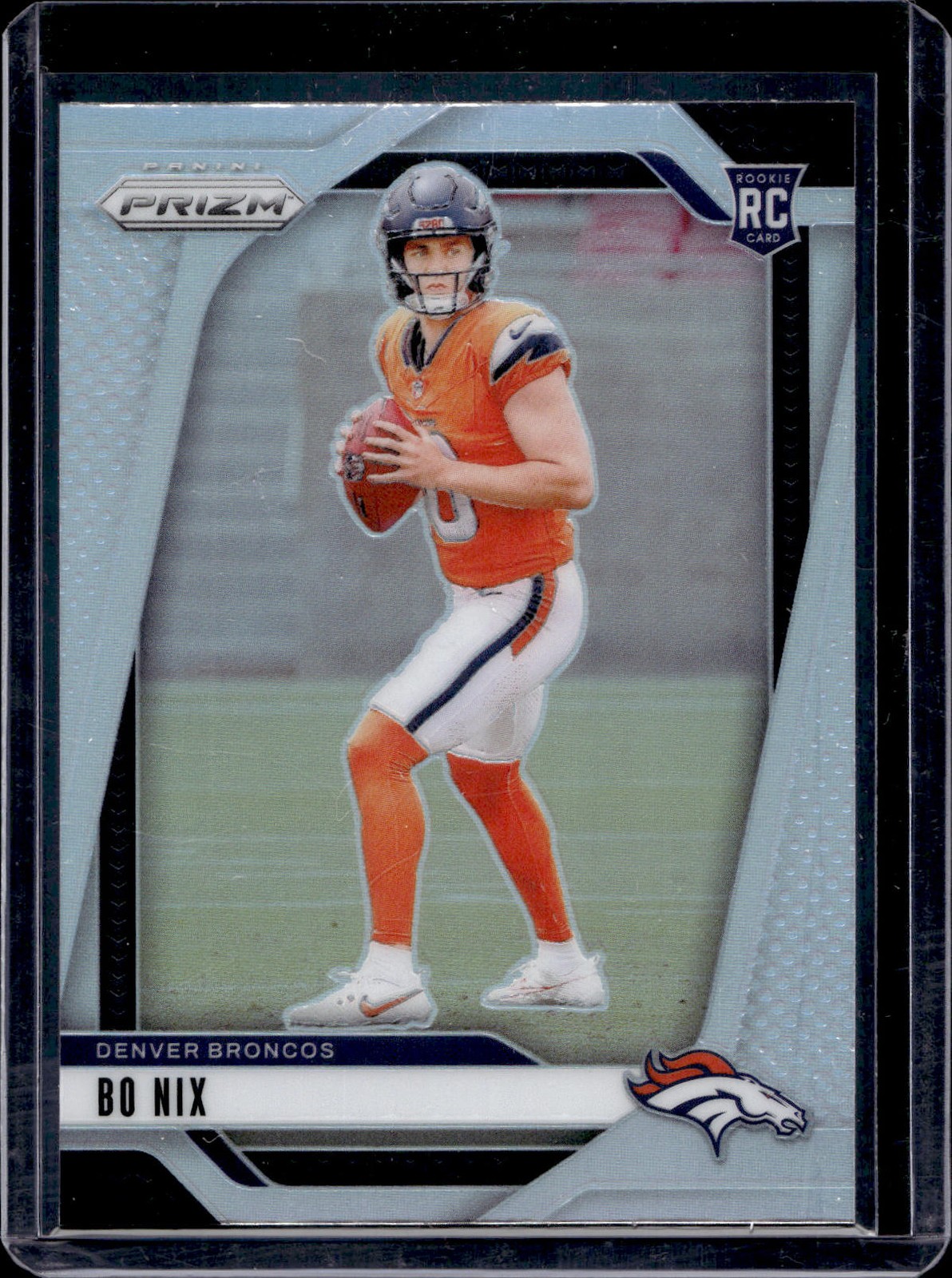 2024 Panini Prizm Bo Nix Silver RC Denver Broncos 309 ****