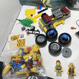 LEGO Dino 5884 Raptor Chase Incomplete Mini Figures Box Manual *NO Dino*