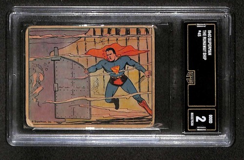 1940 Gum Inc Superman #45 The Runaway Ship — GMA 2