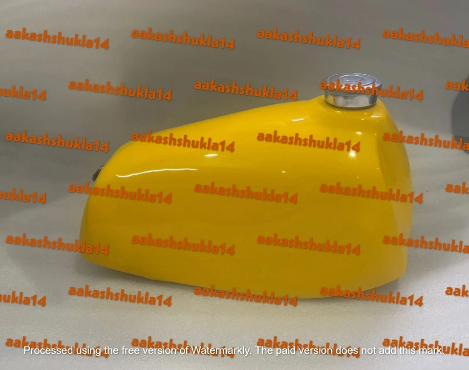 Tanque de combustible pintado de aluminio Fit 1978 Suzuki RM250 RM400 RM 250 400 78 Ahrma 1go Foto 2 de 4