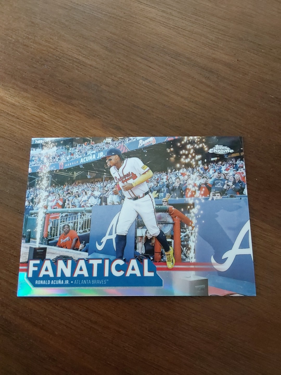 2025 Topps Chrome SSP Ronald Acuna Jr Fanatical #FAN-16 Case Hit Atlanta Braves