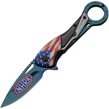 National Hot Rod Association Pocket Knife Stainless Steel Blade - SZ-NHRA-54BL