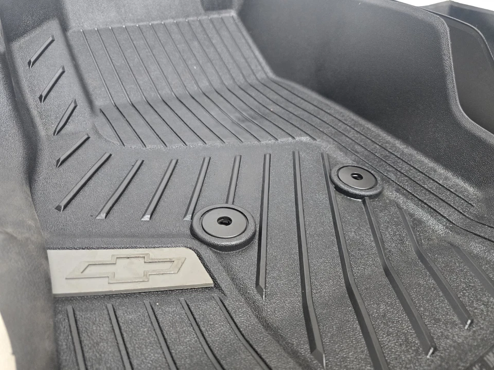 Alfombrillas originales Chevrolet Colorado 15-22 doble cabina para todo tipo de clima alfombrillas forradas OEM Foto 3 de 4