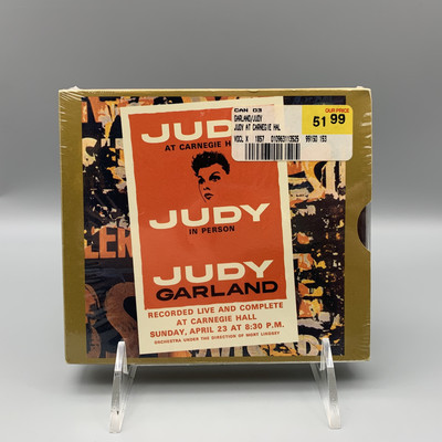Judy Garland  At Carnegie Hall Live  Rare 2 CD 24 Karat Gold Rare NEW SEALED