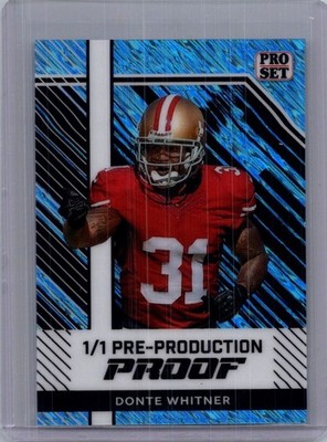Donte Whitner 2024 Leaf Collective 1/1 Pre Production Proof