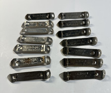 vintage beer bottle/can openers lot of 14 Handy Vaughn/ecko Most USA Made