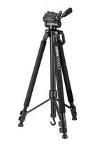 SUNPAK 6630LX 66" Tripod 3-Way Head w/ Smartphone GoPro Adapters Brand New