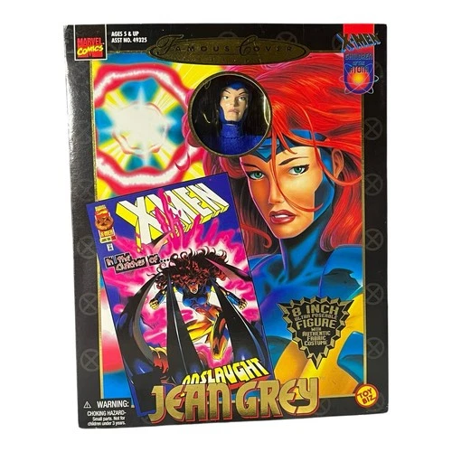 Marvel Comics VTG Famous Covers X-Men Jean Grey 8" Action Figure ToyBiz NEW 1999