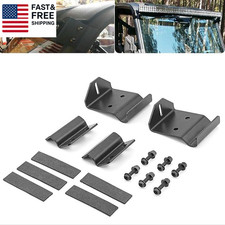 50'' Curved Straight LED Light Bar Upper Windshield Pro-Fit Cage Mounting Brack