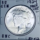 1924 P BU GEM PEACE SILVER DOLLAR UNC MS+++ U.S. MINT RARE COIN 8752