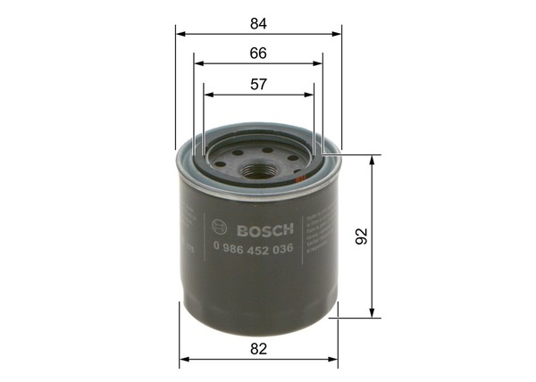 Bosch ÖLfilter 0 986 452 036 Anschraubfilter FüR Honda Mazda Isuzu Rover Accord-image