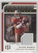 2020 Panini National Treasures Century Materials Prime 13/49 Ronde Barber s3g
