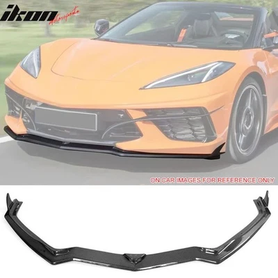 LAME DE PARE-CHOCS AVANT – FIBRE DE CARBONE (CORVETTE C8 2020–2026 STINGRAY) - Photo 1/4