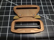 AustriAlpin 1.75" 45mm Cobra Buckle Coyote Brown Anodize  XL Clips