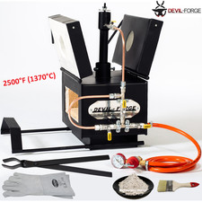 DEVIL-FORGE DFPROFK1 Piec kuźniczy Piec do topienia Piec gazowy Palnik gazowy Gaz propan